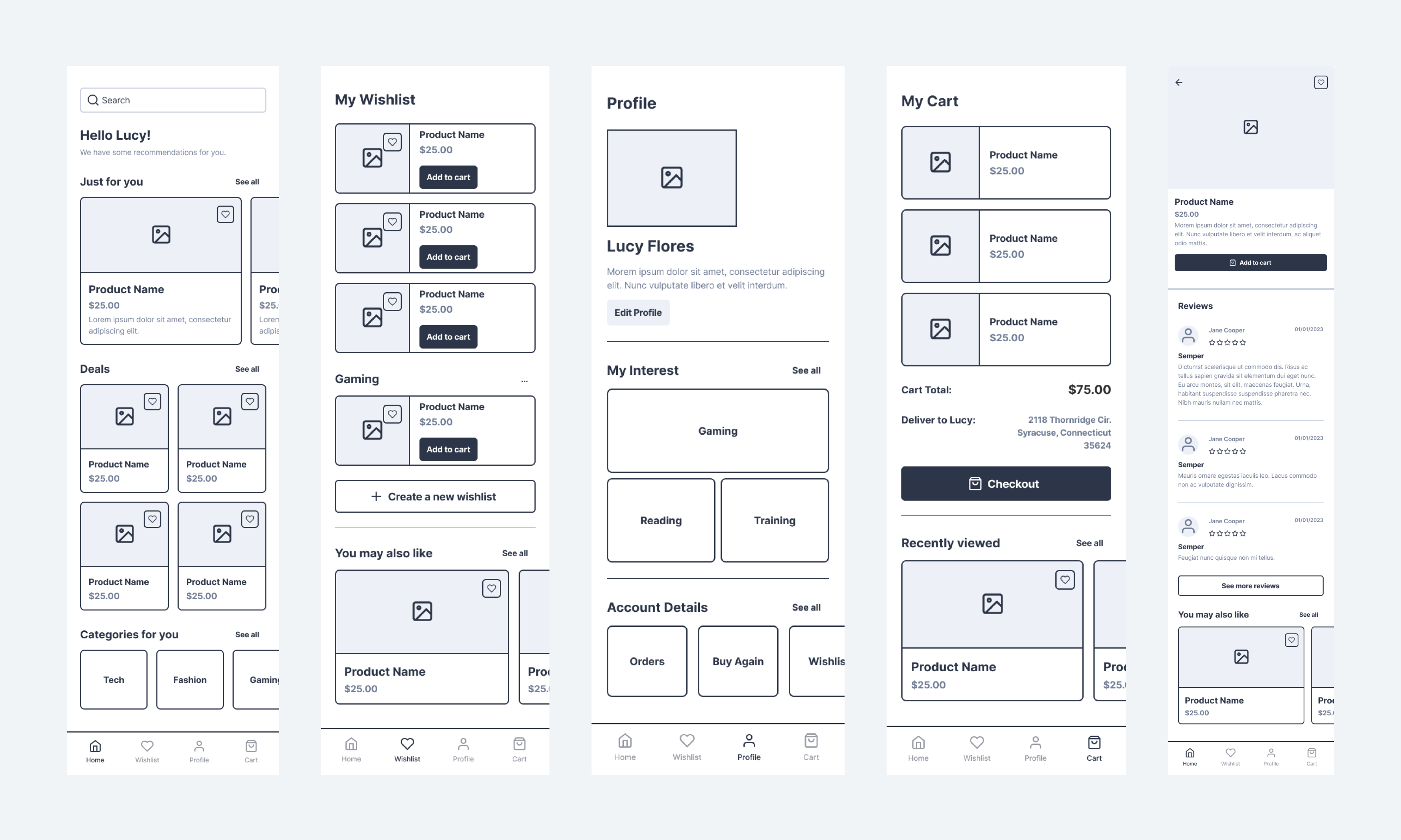 wireframes